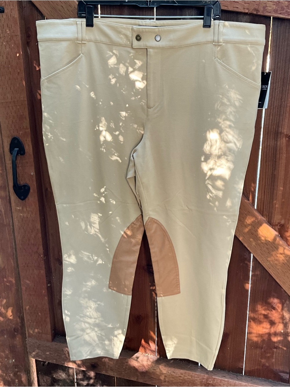 New LAUREN Ralph Lauren tan jodpher riding style pants 3X $135